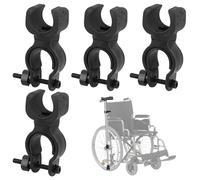 Giantree 4 soportes para muletas, bastones, soporte para bastones, accesorios para silla de ruedas, accesorios universales para muletas, archivadores de bastones para silla de ruedas, scooter,