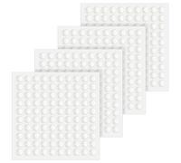 Giantree 400 patas de goma transparente, 6×2cm Búfer Muebles Lagrimas Silicona Almohadillas Autoadhesivas para gabinetes muebles