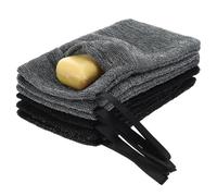 Giantree Paquete de 6 bolsas de jabón exfoliantes, bolsas de jabón de malla de nailon, jabones secos y espumosos ricos, soporte para exfoliación corporal, esponja gruesa para baño, adecuada para