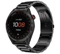 Giaogor Compatible con Garmin Approach S42, correas de repuesto de metal de acero inoxidable de liberación rápida compatibles con Garmin Approach S42 / Approach S12 / Garmin Forerunner 55