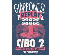 Giapponese Replay Cibo 2: Impara 80 Parole in 10 Round per Principianti
