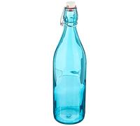 Giara Swing Top - Botella de cristal para cordiales y conservas, color azul (1 L)