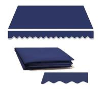 Giardino - Tela de repuesto para patio, toldo retráctil impermeable para exteriores, 1,5 x 1 m, color azul marino, para patio, terraza, jardín