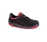 Giasco 73N25C S3 Sport Zapatos Bajos, ESD Class 3, 1 par, Negro/Rojo, Talla 39