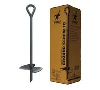 Gibbon Slacklines Ground Screw Punto de Anclaje, Tornillo de Tierra, Longitud: 70cm, Ancho de Placa: 20cm, Slackline sin árboles