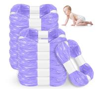 GIBOHOM 12 Recambios Contenedor de Pañales, Recambios de Papelera Pañales Bebe 4 Capas Engrosadas, Bolsas de Contenedor Pañales Compatibles con AngelCare, Litter Locker (Compatible con Todos）