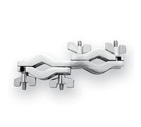 Gibraltar Accesorios Rack Abrazaderas Basic (1 unidad), version sencilla, sin bisagra, para 1/2-1" diametro, SC-BGC