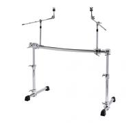 Gibraltar Chrome Series Height-Adjust Curved Rack w/ 2 Cymbal Booms