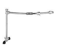 Gibraltar Chrome Series II Drumrack extension GDR050C-CHR - Barra de bastidor curvada de 40" (1 x 30", con adaptador de platillo)