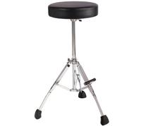GIBRALTAR Drum Stool, Drum Stool Compact Performance (Asiento Redondo, diámetro: 33 cm, Altura Fija: 68 cm, Asiento de Vinilo, Cierre con Memoria, Base con Doble Refuerzo, pies de Goma Super Foot)