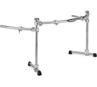 Gibraltar Rack System Chrome Series II Curved with Wings GDR125C-CHR - Barra curvada para rack (1 x 46", 2 barras curvadas de 24 pulgadas, 2 barras rectas de 30 pulgadas, con adaptador de platillo)