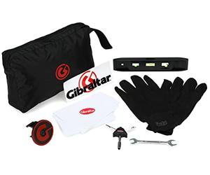 Gibraltar RF-TKIT - Juego de accesorios para tambores (nivel magnético, llave inglesa, 3 llaves, guantes/pares, paño de limpieza, logotipo de clip, RF-TKIT)