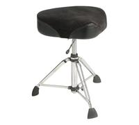 GIBRALTAR Taburete de Tambor, Taburete de Tambor Serie 9000 Moto Hydraulic Pro Series, 9808HM (Diámetro: 44cm, Base de Doble puntal, Ajuste de Altura hidráulico, pies de Goma 'Super Foot')