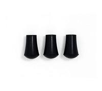 GibraltarAccesorios Timbal Base Patas de Goma Grandes para Tom Base 3 unid SC-RTS