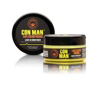 GIBS Grooming - Pudín para cabello y barba, ayuda para peinar, definidor de rizos hidratante, acondicionador con aroma a cardamomo, petitgrain, pimienta y musgo de roble, 7.5 onzas