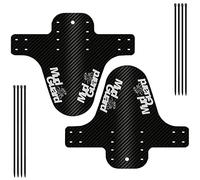 Gibsob 2 Piezas Guardabarros Bicicleta Montaña, Guardabarros MTB, Juego de Guardabarros, Guardabarros Delantero y Trasero Compatibles y Son Adecuados para Tamaños de Rueda de 16 a 29 Pulgadas