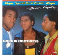 Gibson Brothers - Silver nights (1983) / Vinyl single [Vinyl-Single 7'']