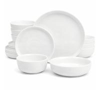 Gibson Home - Vajilla de Porcelana Oslo, 4 Servicios (16 Piezas), Blanco