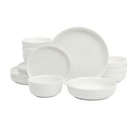 Gibson Home - Vajilla de Porcelana Oslo, 4 Servicios (16 Piezas), Blanco