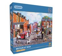 Gibsons Britain at War - Puzzle de 500 piezas para adultos y jóvenes, diseño nostálgico de tiempo de guerra de Kevin Walsh