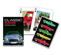 Gibsons Classic Cars Unique Singles Piatnik Jugar Tarjetas (Verde)