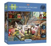 Gibsons G3535 - Puzzle Durmiendo en el Cobertizo 500 Piezas, Rompecabezas Premium para Adultos con Piezas XL