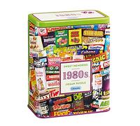 Gibsons G3833 - Puzzle Dulces Memorias de los Años 80, 500 Piezas, Rompecabezas Premium para Adultos en Caja de Lata