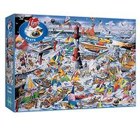 Gibsons Rompecabezas I Love Barcos (G591) – 1000 piezas, premium para adultos, multicolor