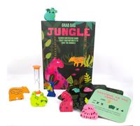 Gibsons Juego de la selva con bolsa de agarre | Juego de rescate familiar a partir de 6 años | Más de 1 jugador de 10 minutos de tiempo de juego, diversión rápida, juego de fiesta para niños |