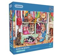 Gibsons Rompecabezas de 1000 Piezas para Adultos, ilustración de Gato de Debbie Cook, Tablero 100% Reciclado de Primera Calidad, Fabricado en Reino Unido/UE, Regalo sostenible para los Amantes de los