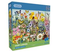 Gibsons Rompecabezas de jardín de hadas de 500 piezas extra grande, hermosas flores coloridas de flores, rompecabezas sostenible para adultos, tablero 100% reciclado de primera calidad, gran regalo de