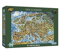 Gibsons- This is Europe Puzle, Multicolor (G7113)