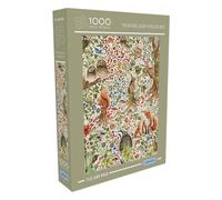 Gibsons Vs The Art File - Woodland Wildlife Fauna de la Madera - Puzzle de 1000 Piezas de cartón Reciclado (G7217)