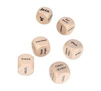 GICO Juego de 6 dados de decisión para decisiones en todas las situaciones, cuándo, hogar, qué hacemos, tiempo libre y sí-no-jain dados, juego electrónico