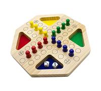 GICO Ludo XL de madera, el famoso juego de sociedad para jóvenes y mayores 7957