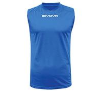 Gicova Shirt Smanicato Givova One Camiseta Sin Mangas, Hombre, Azul, 4XL