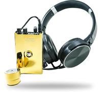 GiDaCom AcousticSentry X Micrófono profesional para paredes - Sistema de escucha de paredes con filtros de 4 etapas - Sonda aguja de alta sensibilidad - Grabación Jack - Detector de fugas y ruidos