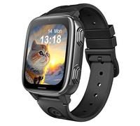 GiDaCom Reloj para niños con botón SOS, videollamada HD, modo escolar, posicionamiento LBS+WIFI, pantalla de 1,83 pulgadas, Smartwatch 4G (negro)