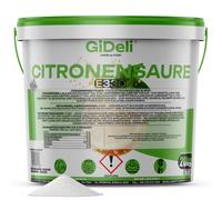 GiDeli Ácido cítrico en polvo E330 en calidad alimentaria, 20 kg, ácido cítrico puro para descalcificar hervidores de agua, cafetera y lavadora, vegano y sin ingeniería genética para cocina y hogar
