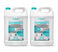 Gideli Alcohol Isopropilico 2x 5l - Isopropanol 99.9% - Isopropyl para limpia contactos electronicos - componentes de impresión 3D, óptica y superficies sensibles