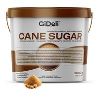 GiDeli azúcar moreno 3kg sin refinar en cubo