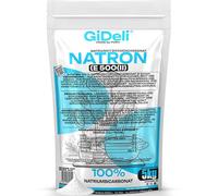 GiDeli Bicarbonato de Sodio 5kg - Perfecto Para Cocinar Pasta y Hornear - También se Utiliza Para Lavar y Limpiar - Uso Versátil en el Hogar - Regulador de la Química del Agua de la Piscina