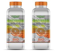 GiDeli Bioetanol 2 x 1 l de aroma a naranja 96,6% etanol para chimeneas interiores y exteriores, sin humo ni hollín, de maíz y remolacha azucarera