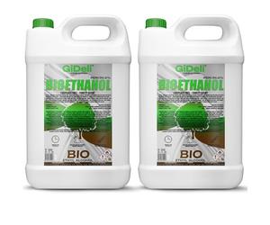 GiDeli Bioetanol 2 x 5l Bosque Fragancia 96,6% de etanol para interior y exterior, sin humo ni hollín, de maíz y remolacha azucarera