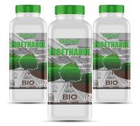 GiDeli Bioetanol 3 x 1 l Bosque Fragancia 96,6% de etanol para interior y exterior, sin humo ni hollín, de maíz y remolacha azucarera