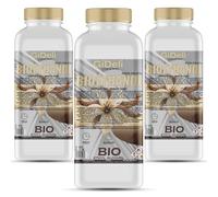 GiDeli Bioetanol 3 x 1 l de aroma a vainilla 96,6% etanol para chimeneas interiores y exteriores, sin humo ni hollín, de maíz y remolacha azucarera