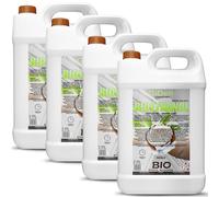 GiDeli Bioetanol 4 x 5 l de aroma de coco 96,6% etanol para interiores y exteriores, sin humo ni hollín, de maíz y remolacha azucarera