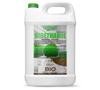 GiDeli bioetanol 5 l aroma de bosque 96,6% etanol para chimeneas interiores y exteriores sin humo ni hollín - hecho de maíz y remolacha azucarera