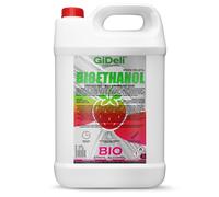 GiDeli Bioetanol 5 l de aroma a fresa silvestre, 96,6% etanol, para interiores y exteriores, sin humo ni hollín, de maíz y remolacha azucarera