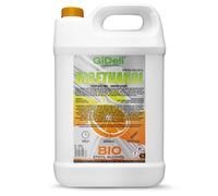 GiDeli Bioetanol 5 l de aroma a naranja, 96,6% etanol, para chimeneas interiores y exteriores, sin humo ni hollín, de maíz y remolacha azucarera